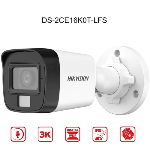 Caméra analogique Hikvision étanche 3k DS-2CE16K0T-LFS · view 1