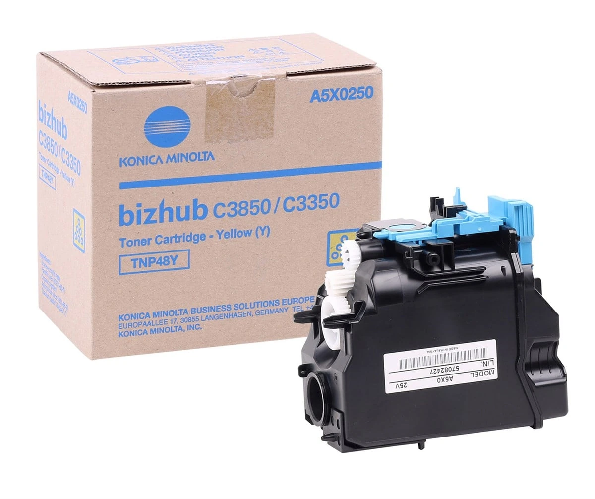 Toner Konica Minolta TNP48 yellow pour C3350 C3850 · صورة 1
